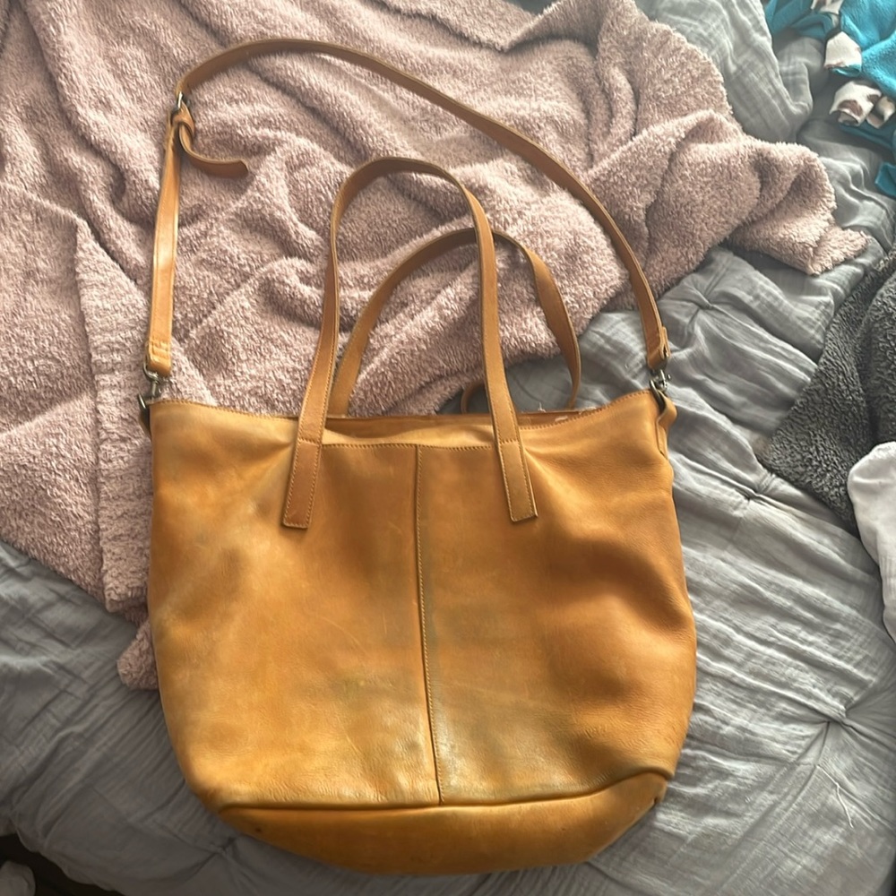 Able Alem Utility Bag Cognac